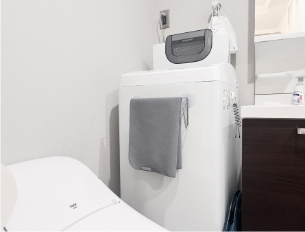 バスマットを干してる画像