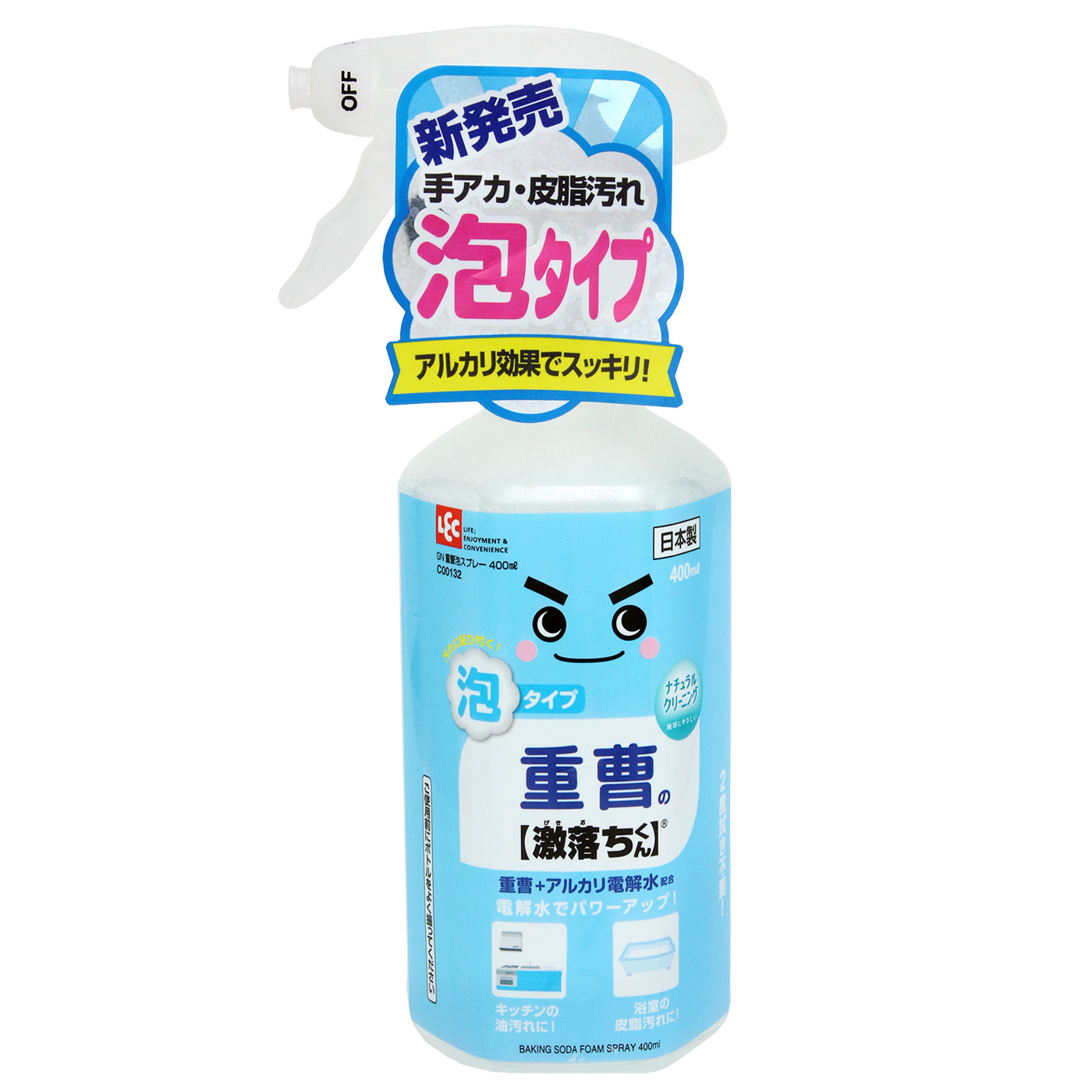 激落ちくん重曹泡スプレー400ml商品画像