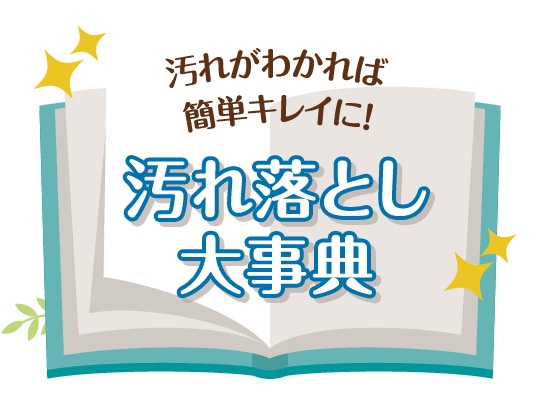 汚れ落とし大事典
