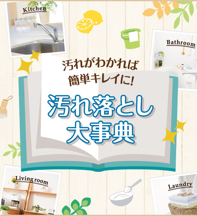 汚れ落とし大事典