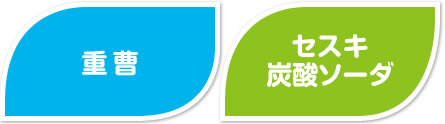 重曹、セスキ炭酸ソーダ