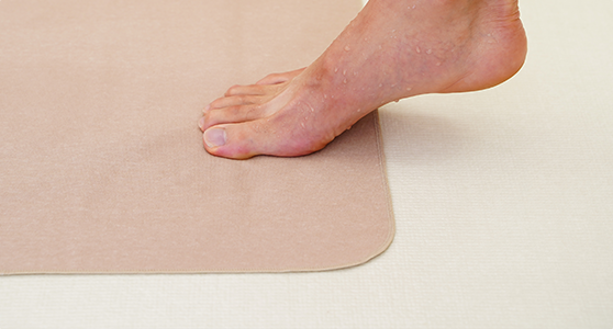 ズレにくいウレタンラミネート加工のシート