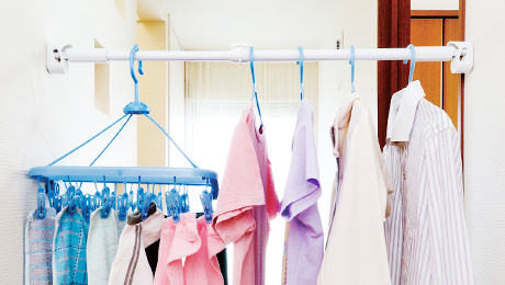 レックの部屋干し対策