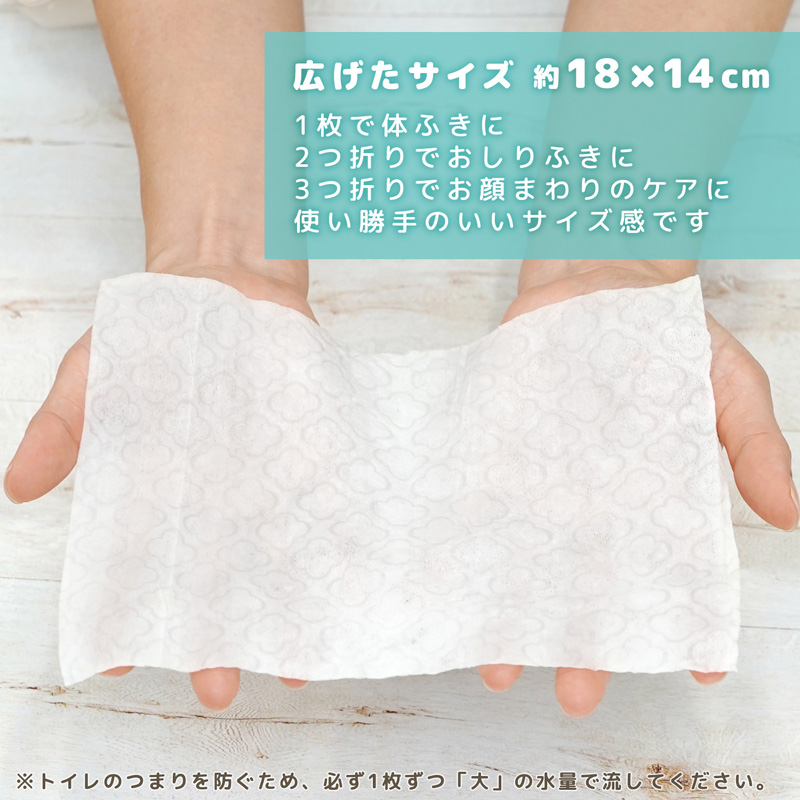レックECペット用流せるウェットシート70枚