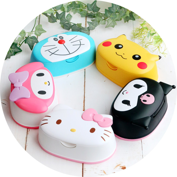 サンリオピカチュウドラえもんウエットティッシュケース