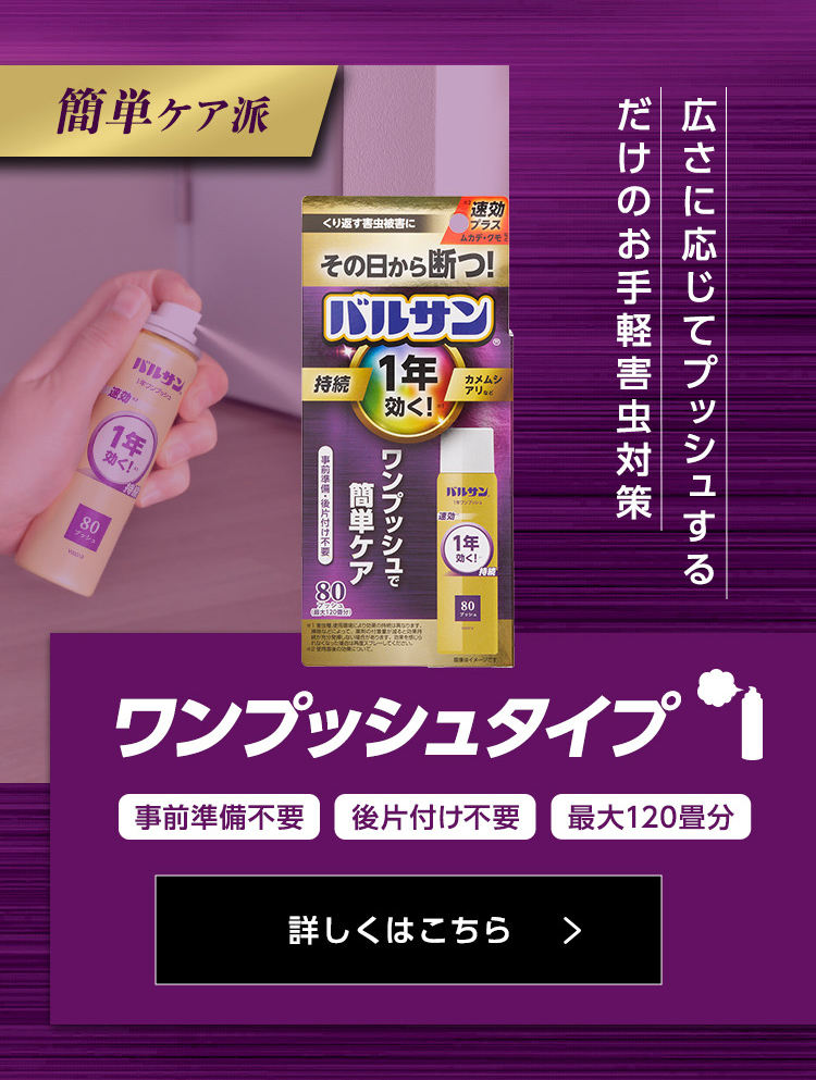 1年バルサン くん煙剤 燻煙剤 ワンプッシュ スプレー