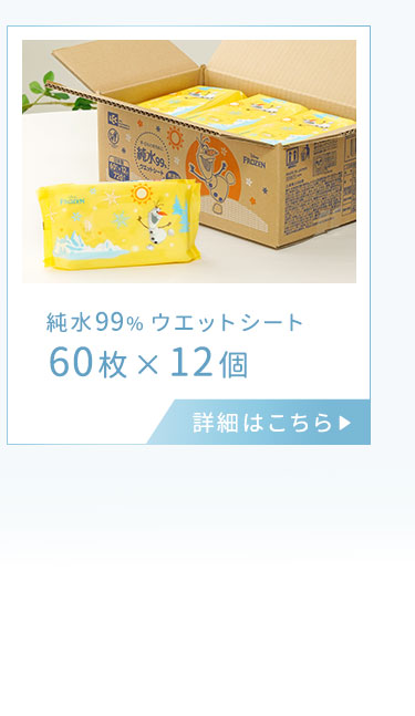 オラフ純水99％ウエットシート12個ボタン