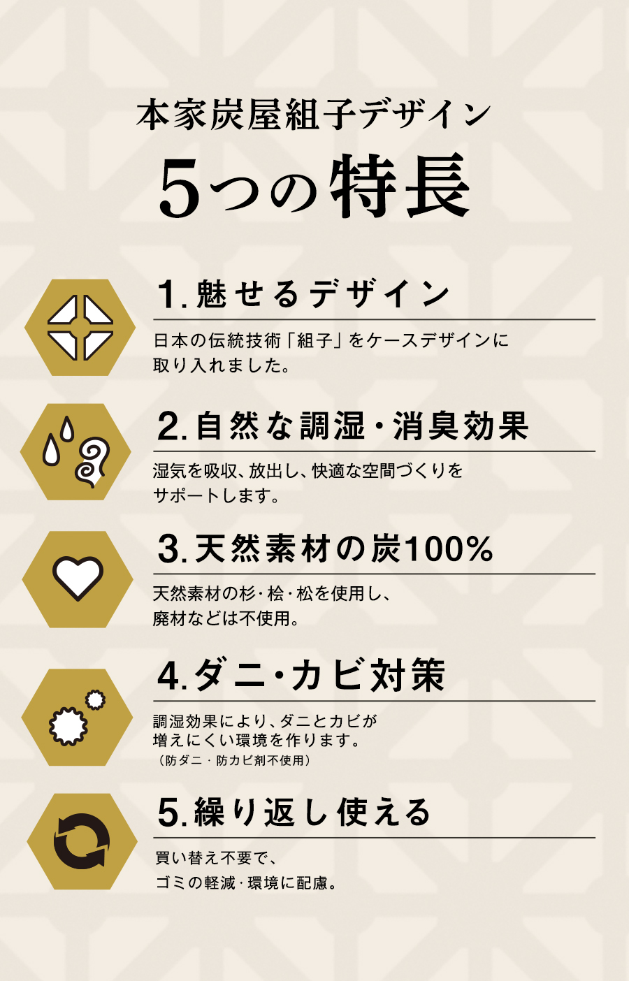 本家炭屋5つの特長