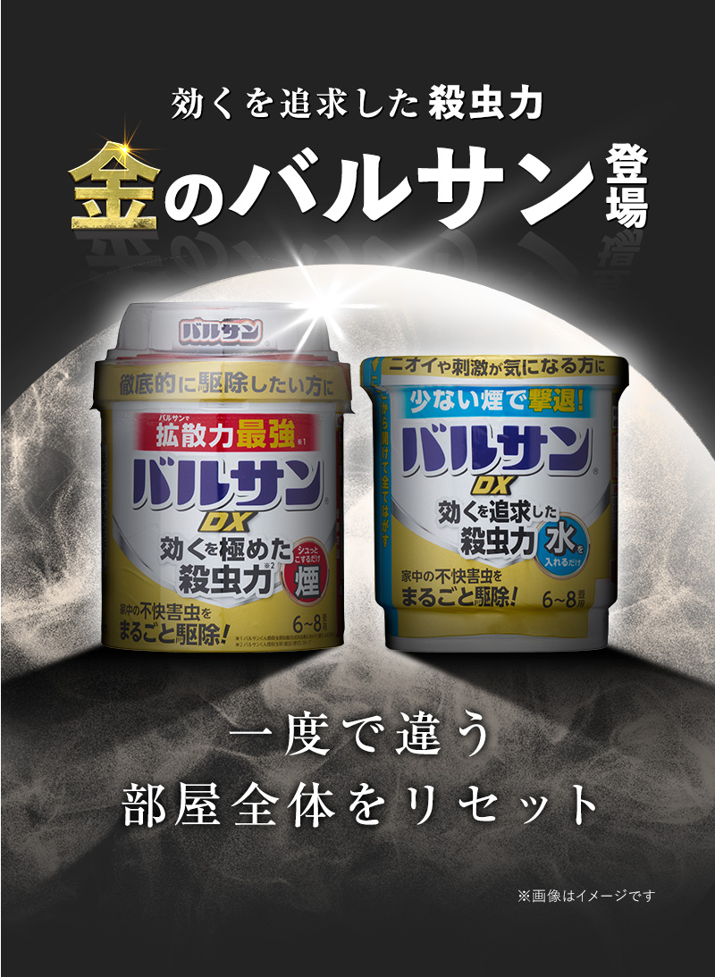 バルサンDX くん煙剤 最強処方シリーズ