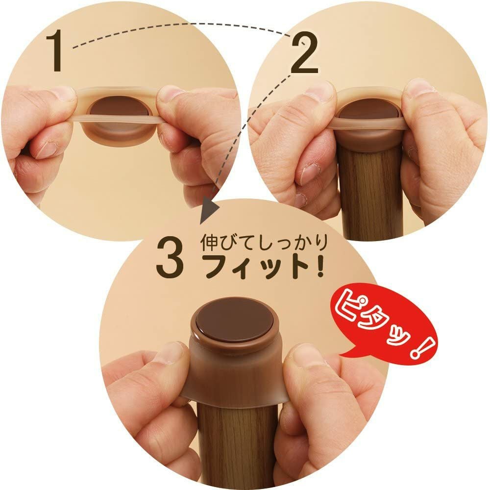 脚ピタキャップ 丸型 Mサイズ 4個入 | レック公式オンラインショップ