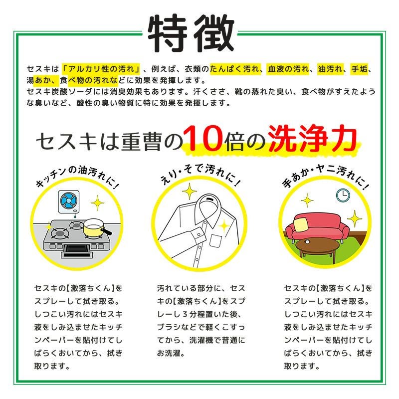 レチノタイム詰替4個セット（種類変更可） セスキの激落ちくん 詰め替え用 360ml | レック公式オンラインショップ