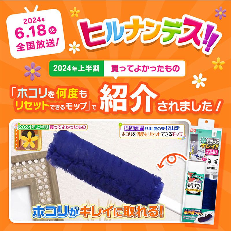 激落ちくん トレループ 時短 ケース付 ホコリ取り (ハンディ) | レック