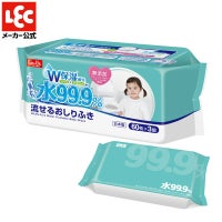水99.9 流せるおしりふき 60枚×3個