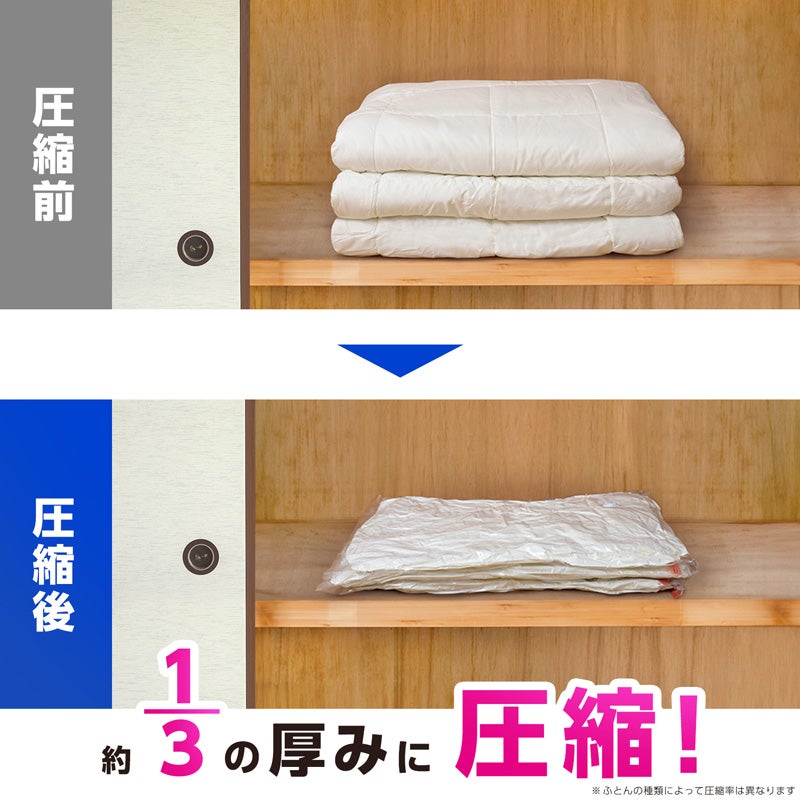 バルサン スティック掃除機対応 ふとん圧縮袋 Mサイズ 2枚入 | レック