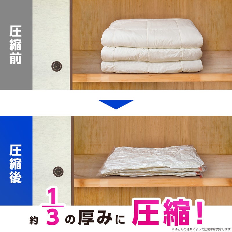 バルサン スティック掃除機対応 ふとん圧縮袋 Lサイズ 2枚入 | レック