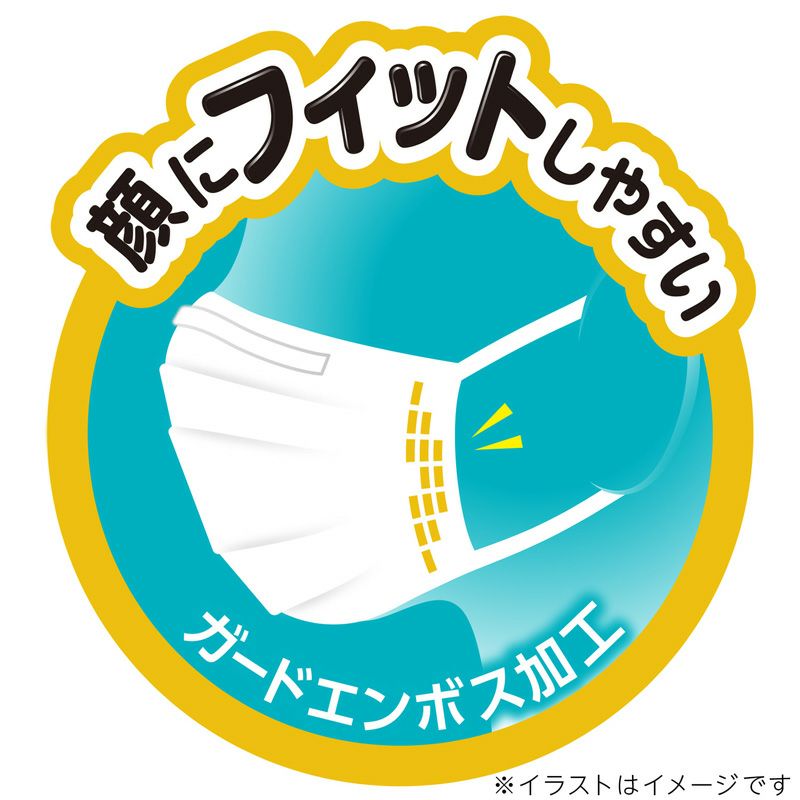 日本製 さわやかフィット 不織布マスク ふつう 個包装 60枚入 | レック