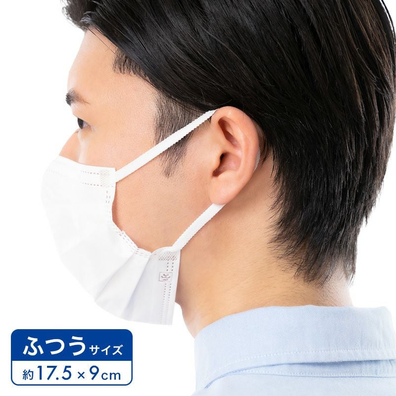 日本製 さわやかフィット 不織布マスク ふつう 個包装 60枚入 | レック