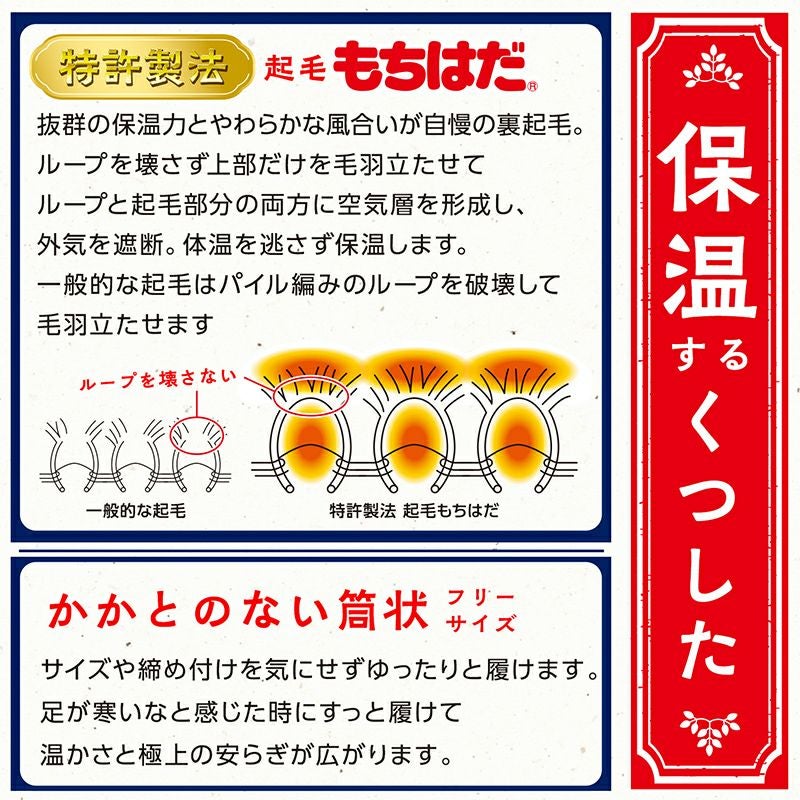足冷え女子の靴下 レギュラー 極厚手 ルームソックス | レック公式