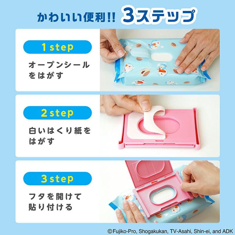 ドラえもん どこでもドア くりかえし使える ウェットティッシュのフタ