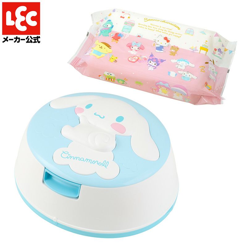 マイメロディ ウェットティッシュケース & 水99.9% ウェットティッシュ