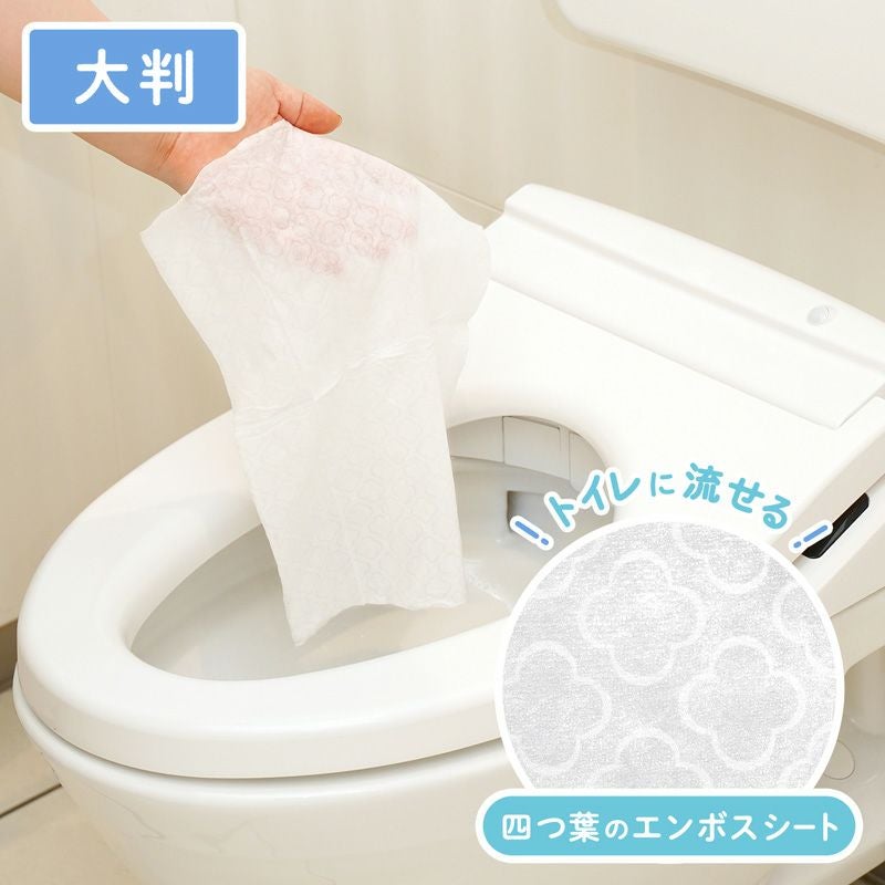 大人・介護用こころ想い流せるおしりふき大判サイズ
