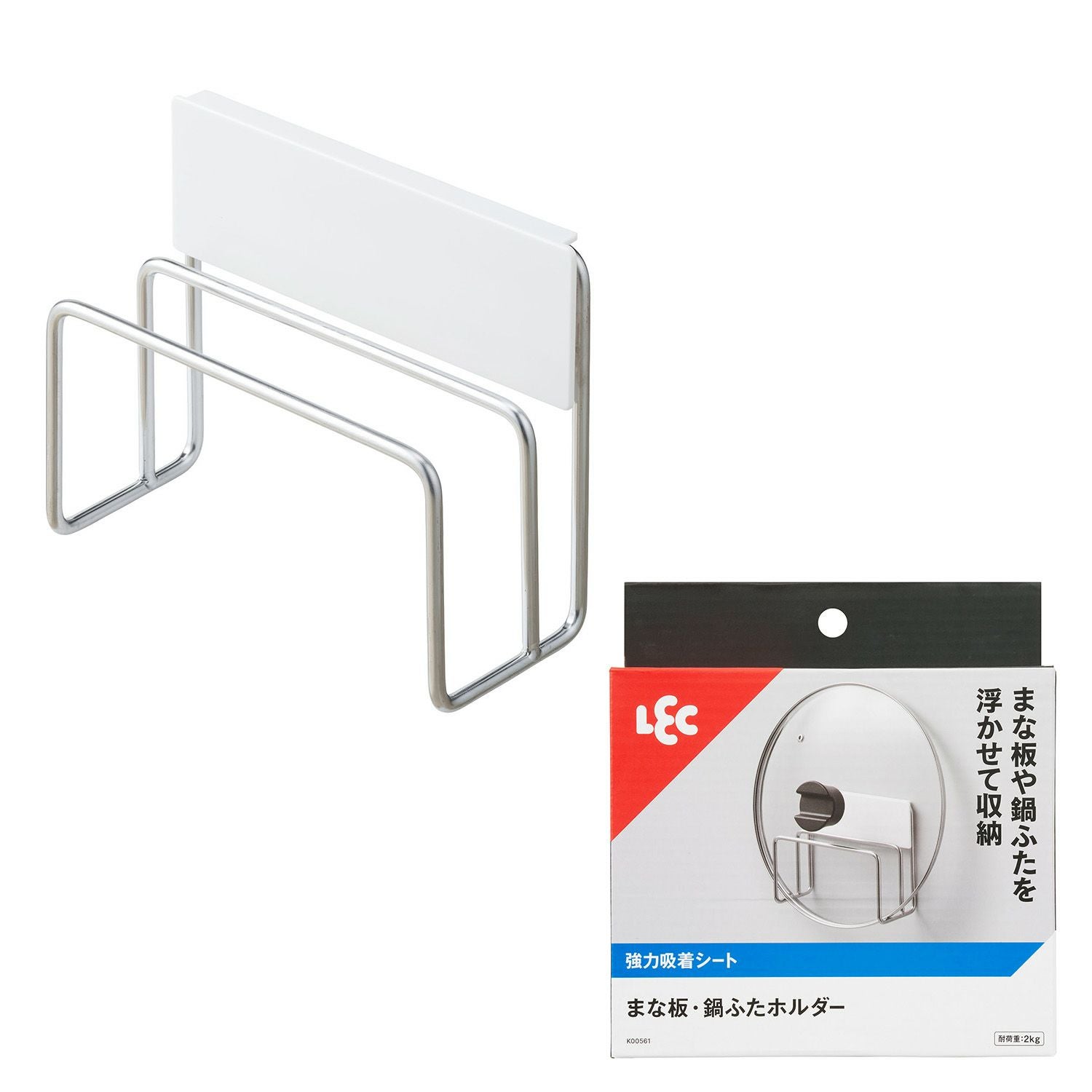 シンクまわり まな板 鍋ふた ホルダー (強力吸着シート) 耐荷重2kg