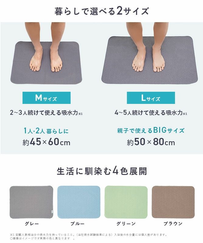 笑激SHOCK マジかるバスマット Mサイズ グレー | レック公式オンライン