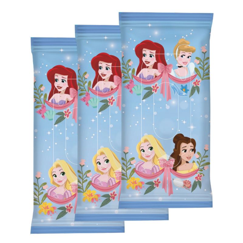 おでかけ除菌シート10枚入×3個入 携帯用 ディズニープリンセス