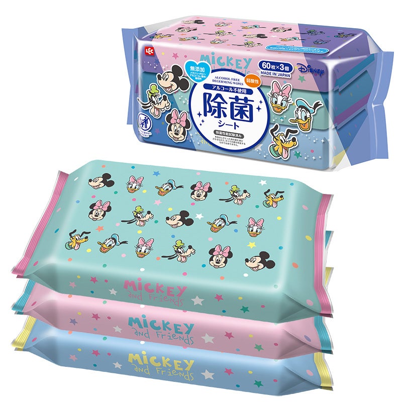 ディズニーベビー除菌シートミッキー＆フレンズ60枚×3