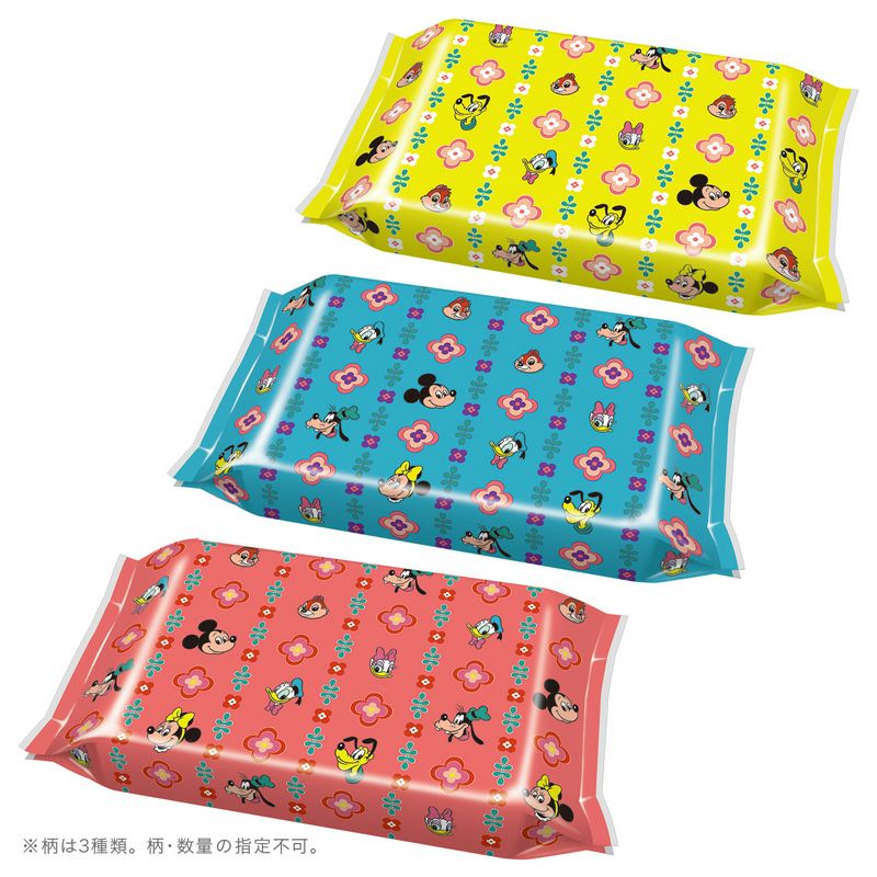 除菌シート 60枚×3個入 ミッキー＆フレンズ ディズニー | レック