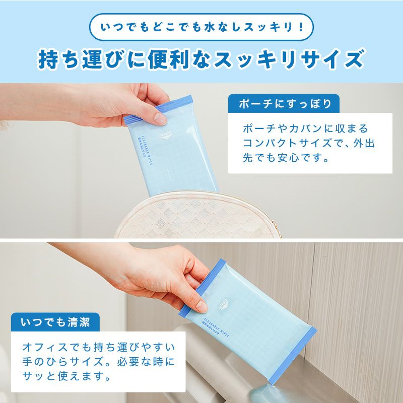ポケットエチケット 流せるおしりふき10枚 | レック公式オンライン