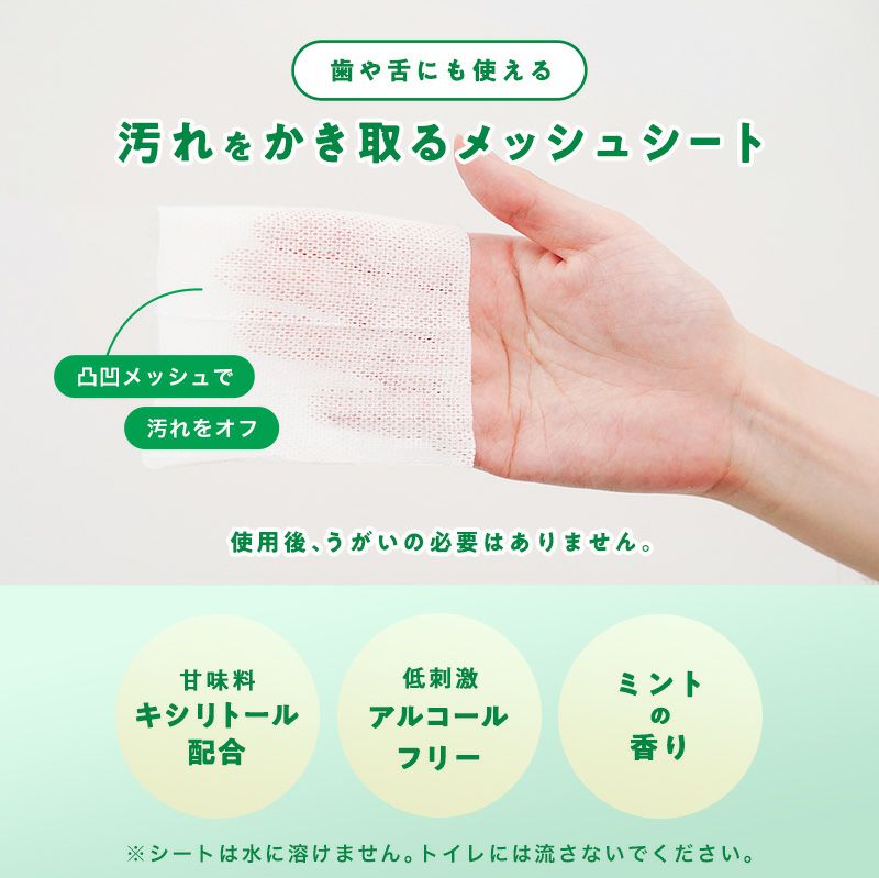 ポケットエチケット 歯みがきシート10枚 | レック公式オンライン