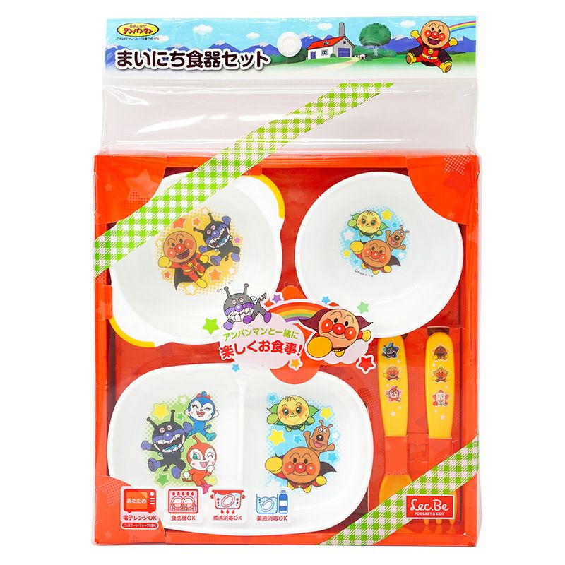 アンパンマン まいにち食器セット | レック公式オンラインショップ【通販】