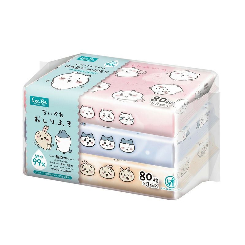 ちいかわ おしりふき 80枚入×3個 | レック公式オンラインショップ【通販】