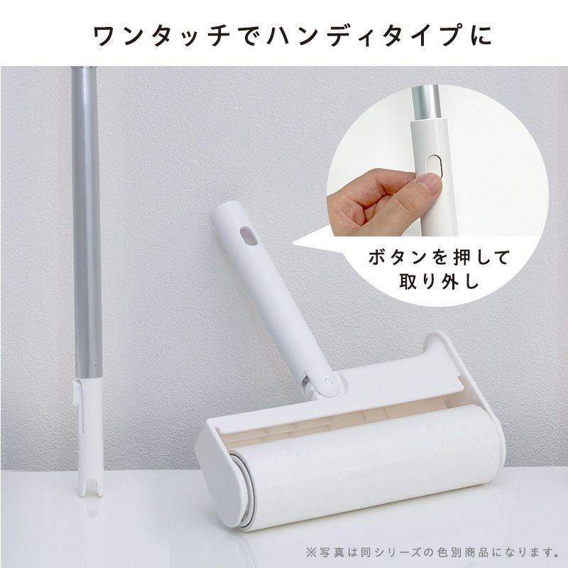 激落ちくん 柄がたためる カーペットクリーナー ロング柄 グレー