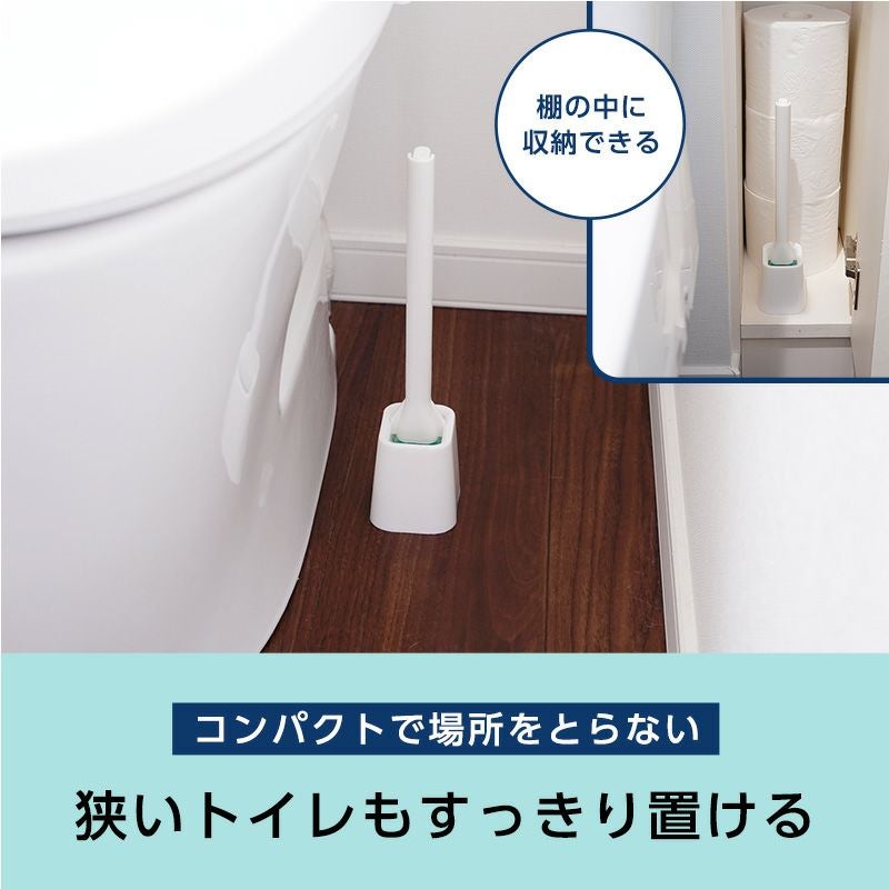 激落ちくん ワンタッチ取替 トイレブラシ 本体 ブラッシュ素材