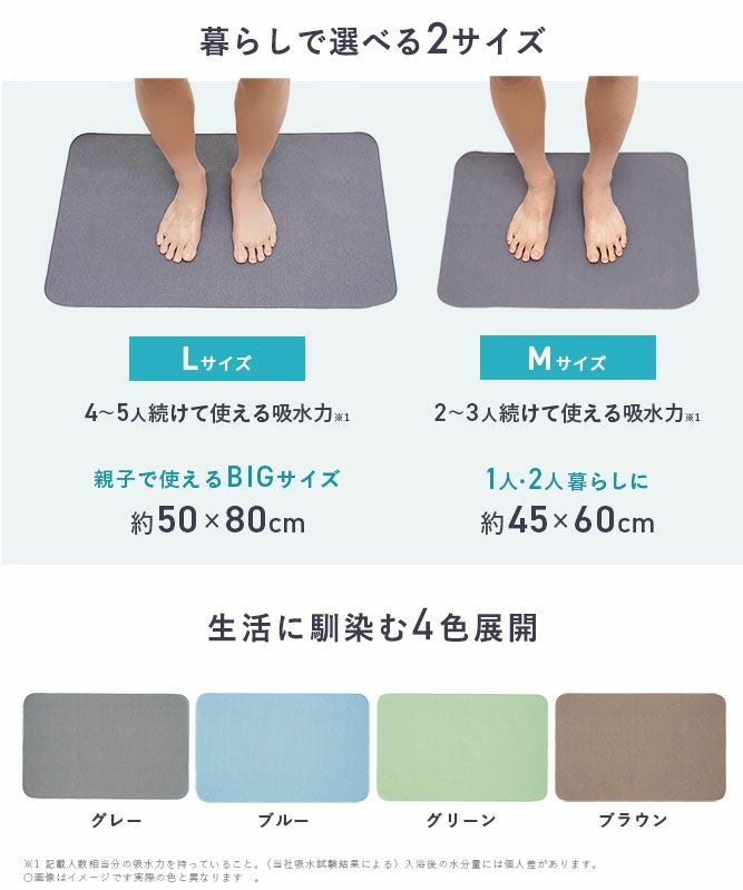 笑激SHOCK マジかるバスマット Lサイズ グレー | レック公式オンライン