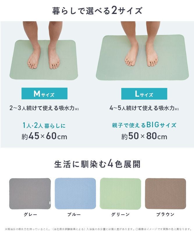笑激SHOCK マジかるバスマット Mサイズ グリーン | レック公式