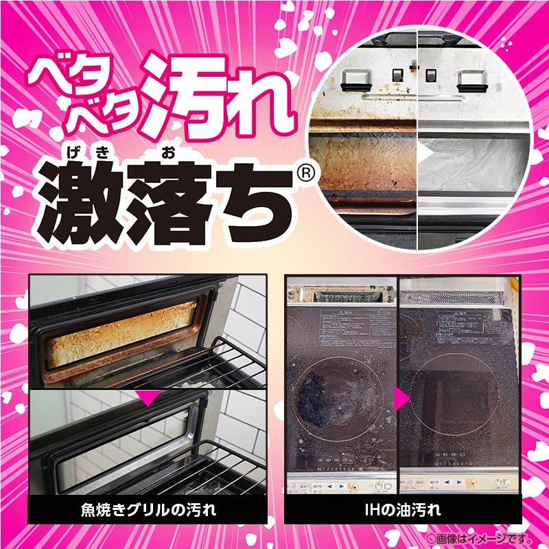 激落ちストロング 油汚れ用洗剤 700mL 道具セット