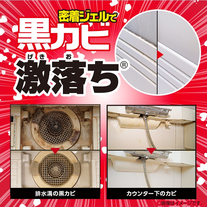 激落ちストロング カビ用洗剤 700mL 道具セット