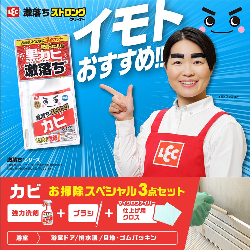 激落ちストロング カビ用洗剤 700mL 道具セット | レック公式
