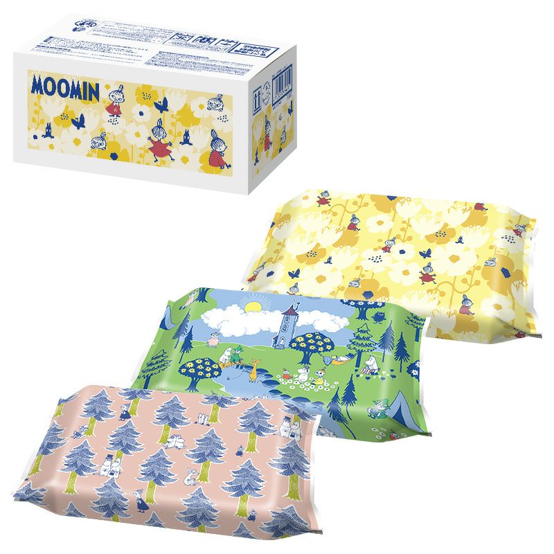 ムーミン ノンアルコール 除菌シート 60枚×12個入 | レック公式