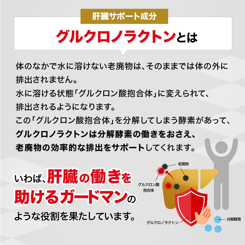 肝臓サポートグルクロノラクトンとは