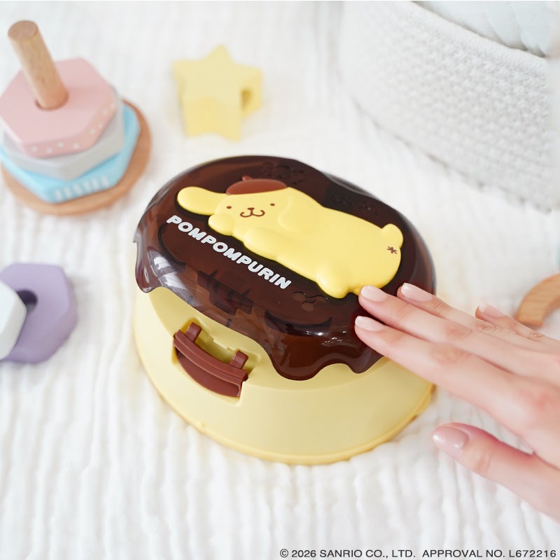 ポムポムプリン ウエッティシュケース & 水99% ウェットティッシュ1個