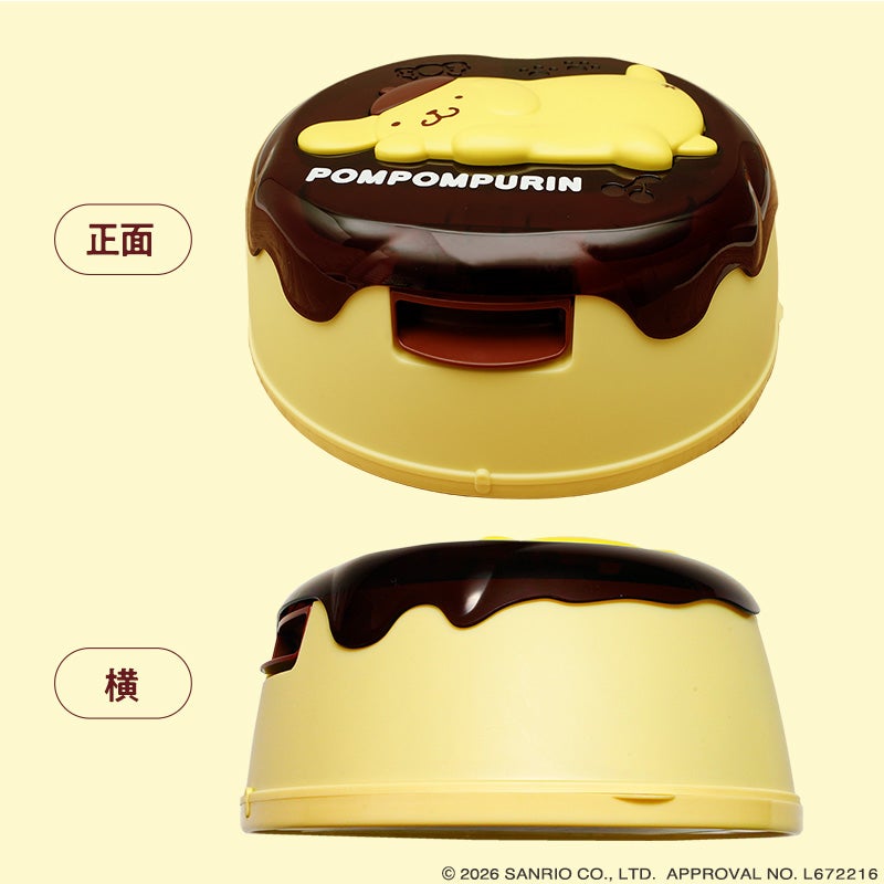 ポムポムプリン ウエッティシュケース & 水99% ウェットティッシュ1個